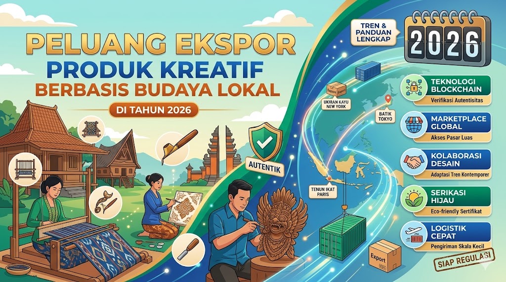 Peluang Ekspor Produk Kreatif Berbasis Budaya Lokal di Tahun 2026