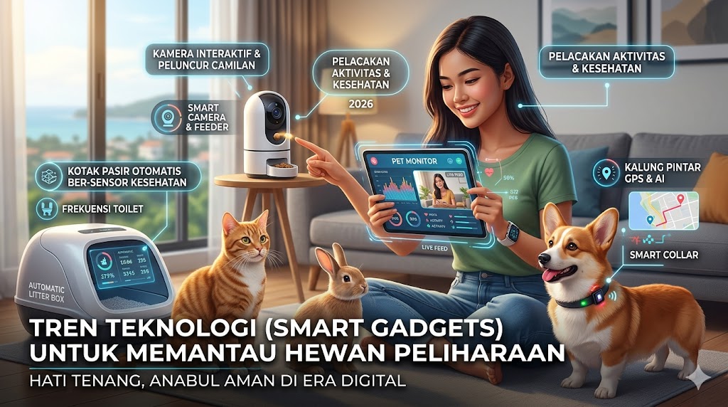 Tren Teknologi (Smart Gadgets) Memantau Hewan Peliharaan 2026