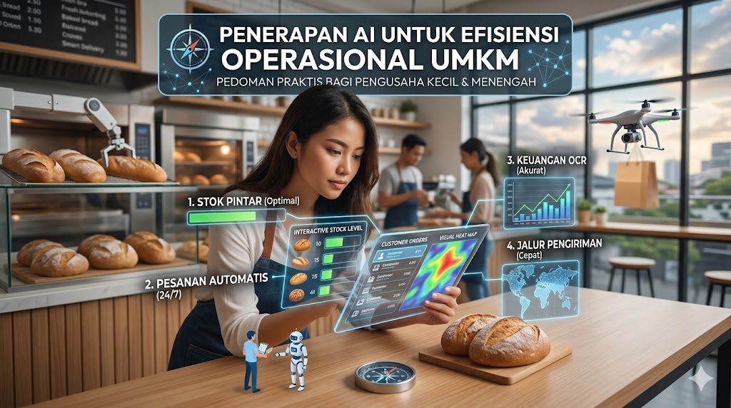 Penerapan AI untuk Efisiensi Operasional UMKM di 2026