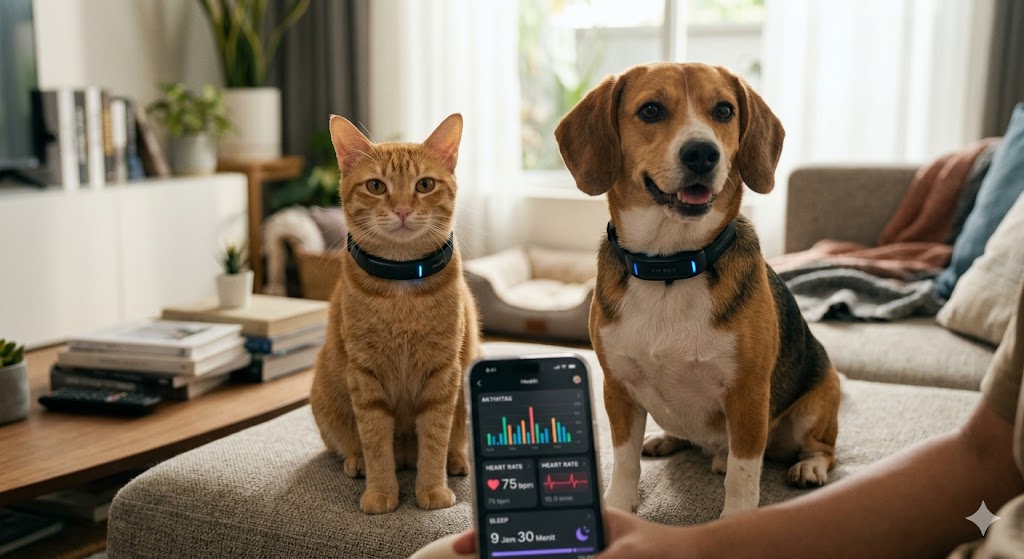 Teknologi Wearable untuk Memantau Kesehatan Kucing & Anjing